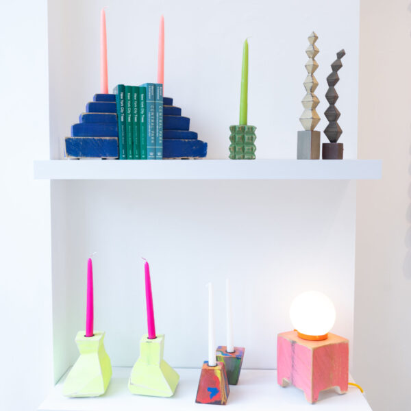 Blue Steps Candle Holder | Ellie Richards