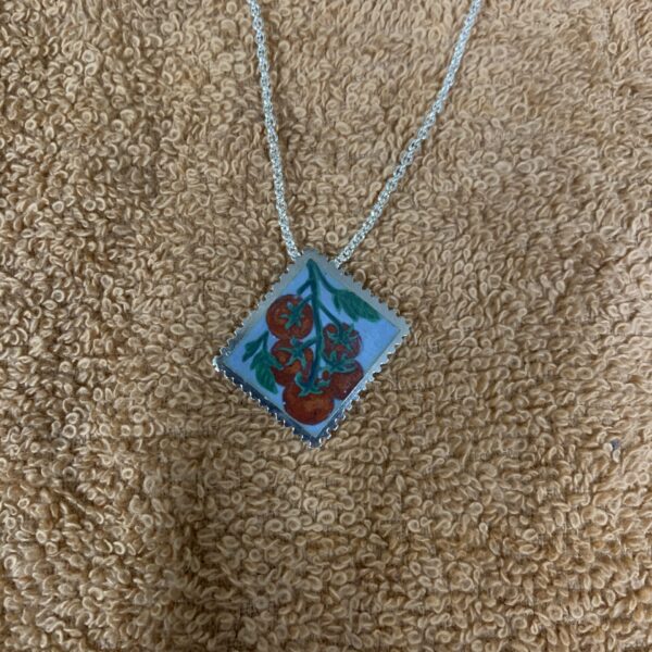 Stamp Pendant - Tomato | Ellyse Bendillo