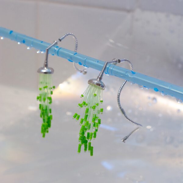 Showerhead Earrings - Slime | Rebecca Schena