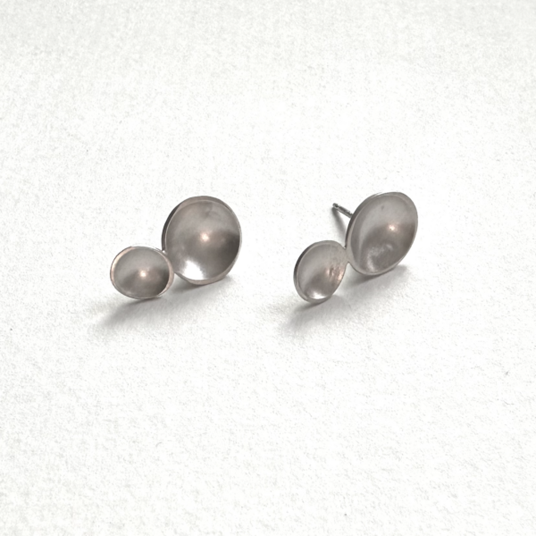 Double Dish Studs | Kara Hetz