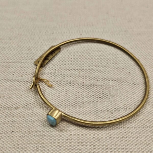 Square Turqoise Bangle | Eric Silva