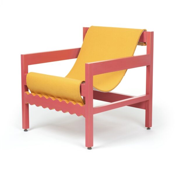 Pink Squiggle Chair | Ellie Richards