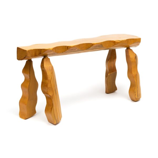 Wishbone Bench in Yellow | Ellie Richards