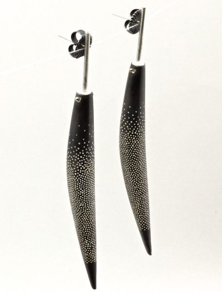 Fading Perforated Pod Earrings | Sandra Enterline