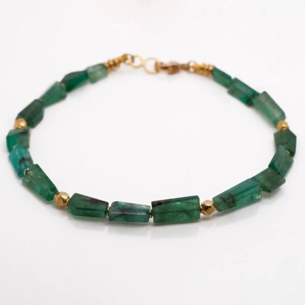Emerald Crystal Bead Bracelet | Barbara Heinrich