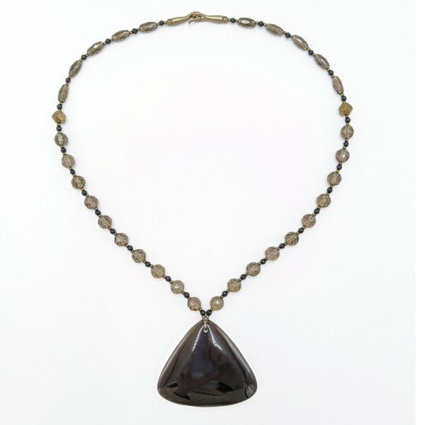 Smoky Quartz Pyramid Pendant | Susan Green