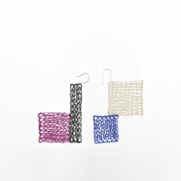 "Patchwork-2" Earrings | Blanka Sperkova
