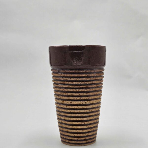 Tall Red Glazed Stonework Cup | Wyatt Amend