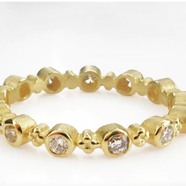 Quad Ring with 13 Diamonds | Barbara Heinrich