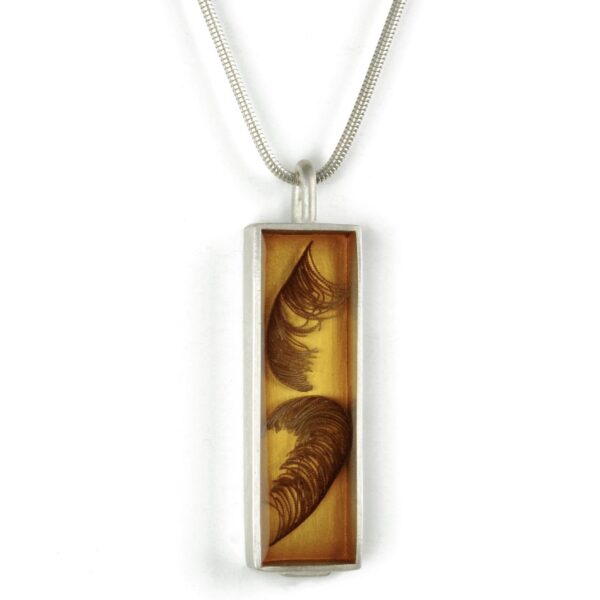 Vertical Pendant: amber | Andrea Haffner