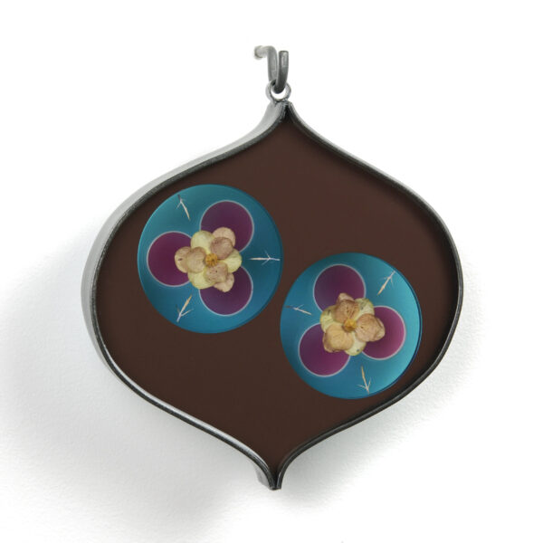 Marquise Wall Hanging - brown/blue/pink | Andrea Haffner