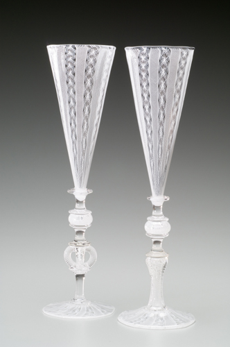 White Cane Goblet Set | Kenny Pieper