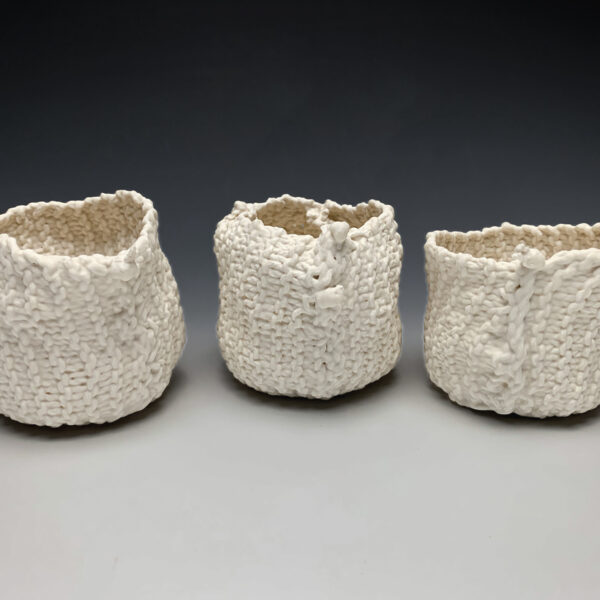 Garter Stitch Vessels | Lisa Belsky