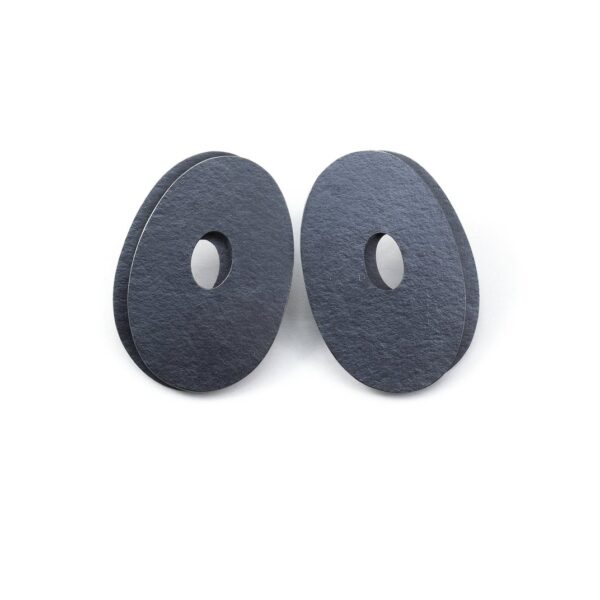 Large Oval Studs | Adam Atkinson