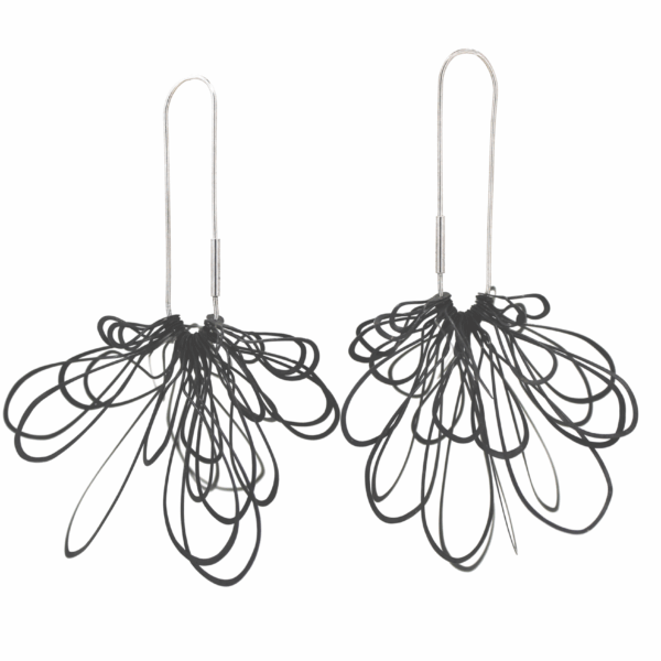 Dark Explosion Earrings | Kristine Bolhuis
