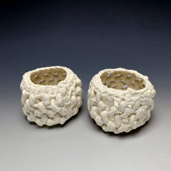 Small Basketweave Vessels | Lisa Belsky