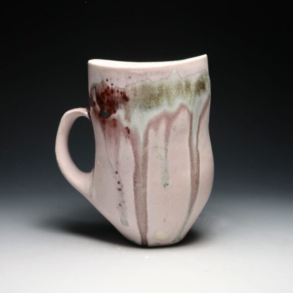 Porcelain Matte Mug with Glossy Drips 1
