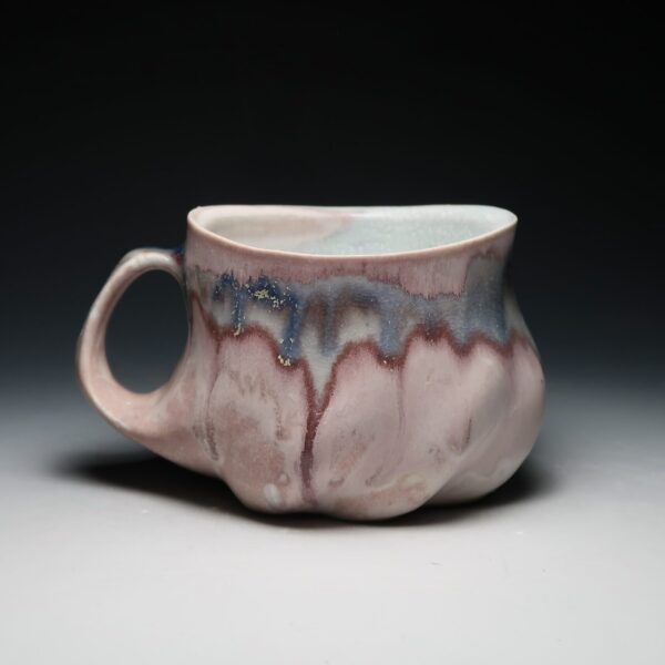 Porcelain Matte Mug with Glossy Drips 2
