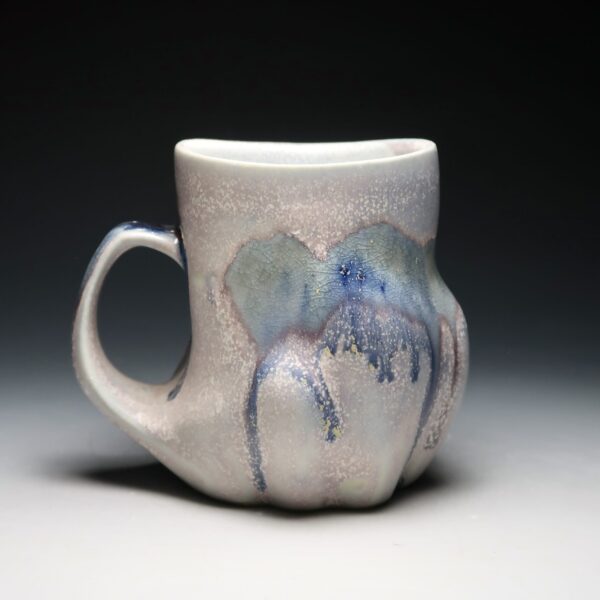 Porcelain Matte Mug with Glossy Drips 4