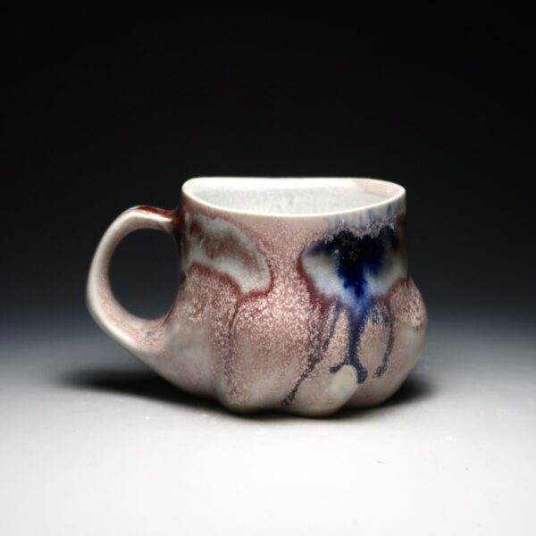 Porcelain Matte Mug with Glossy Drips 6