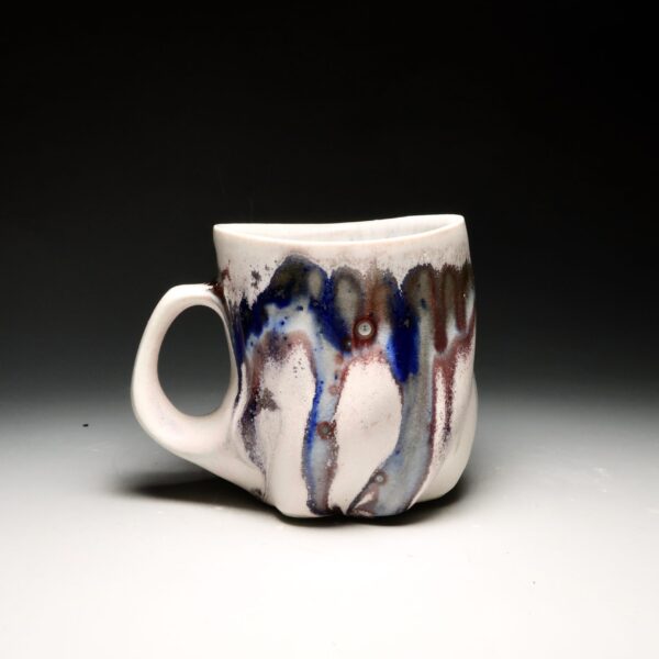 Porcelain Matte Mug with Glossy Drips 7