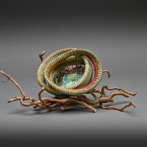 #1435 | Shiny Abalone with Blue | Debora Muhl