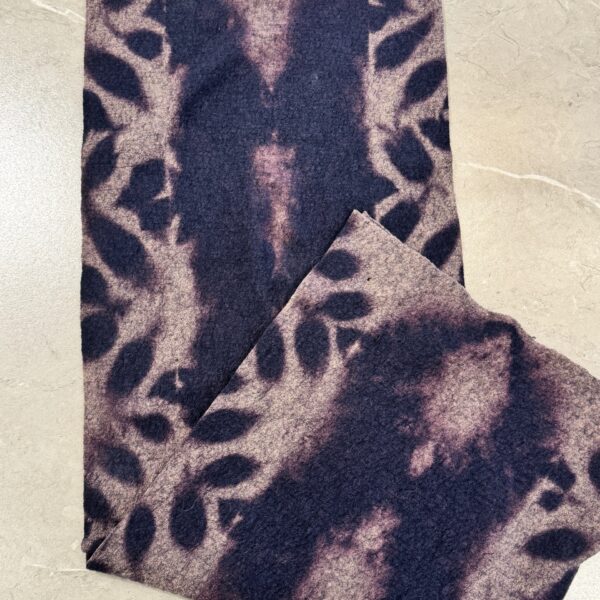 Wool Blanket Scarf in Indigo Shibori | Arae