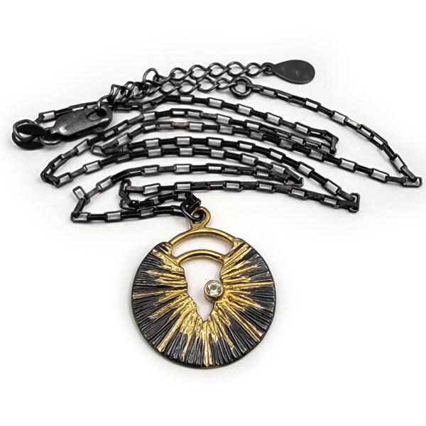 Genesis Large Light Burst Necklace | Melissa Hampton