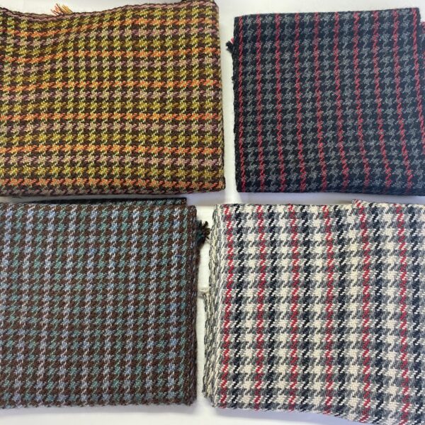 Wool Houndstooth Scarf