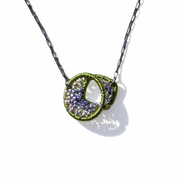 Circle-Square Dimensional Pendant | Brienne Rosner