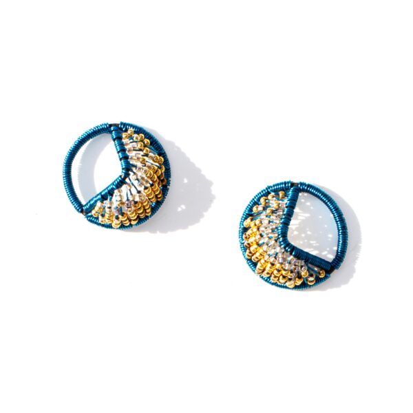 Circle Gradient Earrings Small | Brienne Rosner