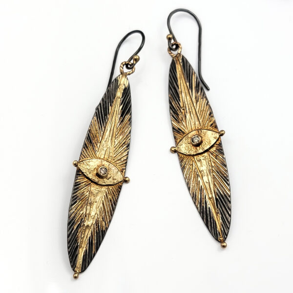 Genesis Third Eye Dangle Earrings | Melissa Hampton