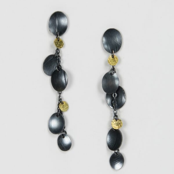 Feather Print Medium Dangles | Cheryl Rydmark