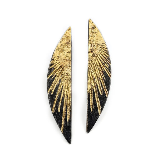 Genesis Light Moon Studs | Melissa Hampton