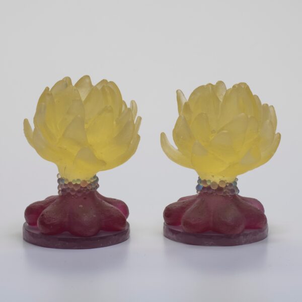 Golden Purple Candlesticks | Anna Boothe