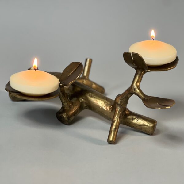 SeaGrape Double Candle Holder | Christopher Poehlmann