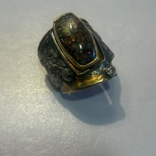 Ring, Opal & Diamond | Marne Ryan