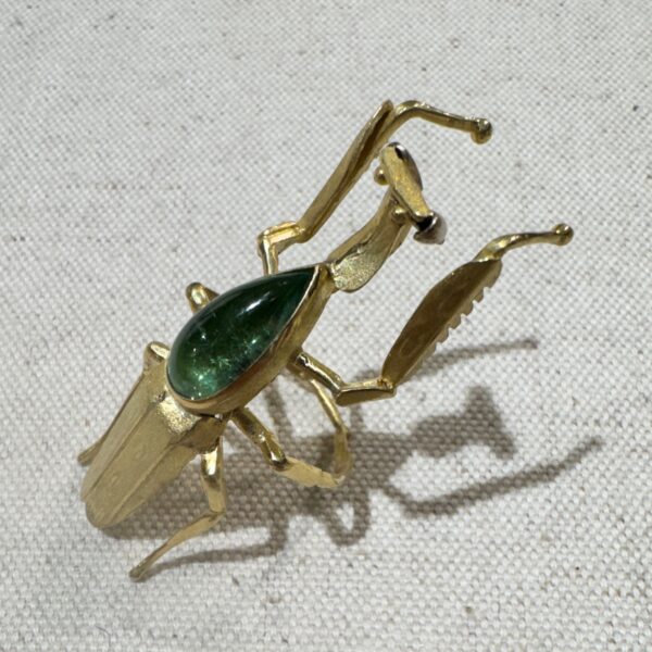 Gold Mantis Ring | Seth Michael Carlson