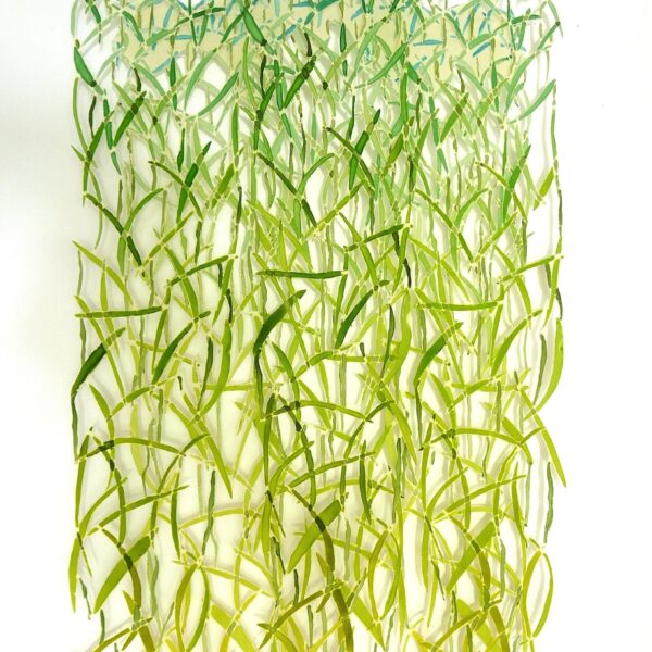 Green Curved Leaves X | Joy Stocksdale