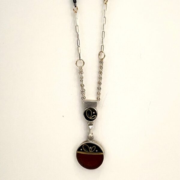 Two Circle Flower Necklace | Eileen Sutton