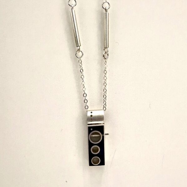 3 Circle Rectangle Necklace | Eileen Sutton