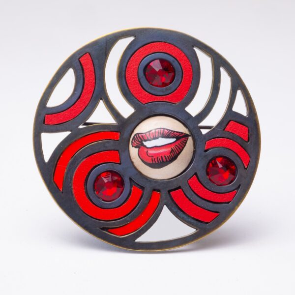 Lips Brooch | Mardi Jo Cohen