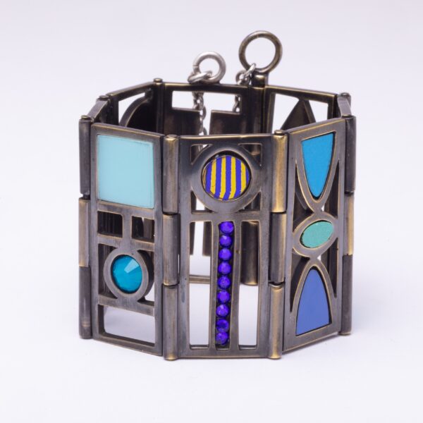 Geo Blue Bracelet | Mardi Jo Cohen